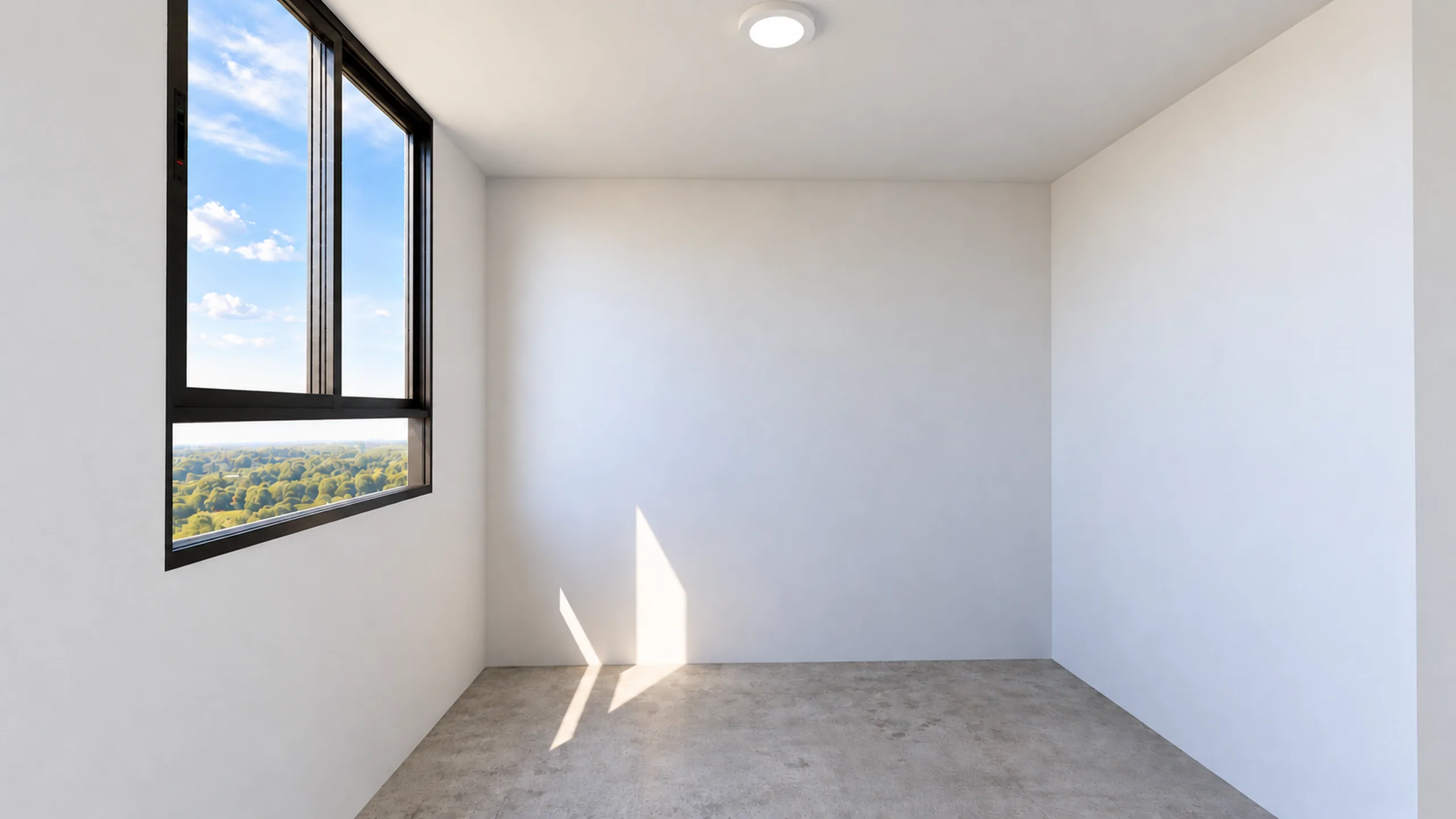 Habitación 2 en obra gris
